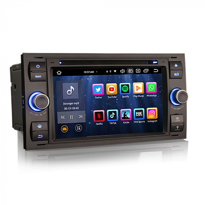 Navigatie auto, Pachet dedicat Ford Fiesta Fusion Kuga Transit Galaxy, Android 13 [4]