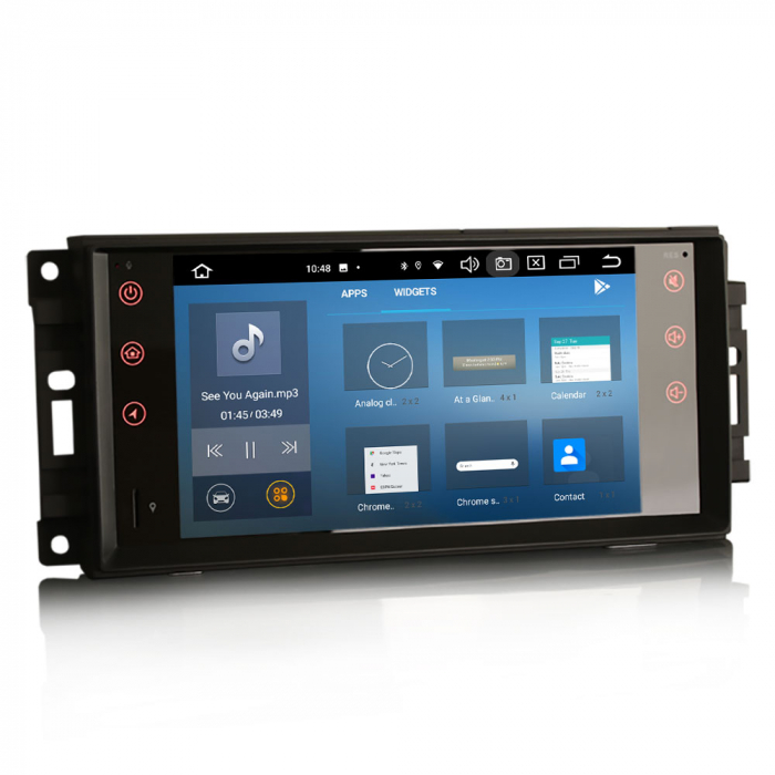 Navigatie auto, Pachet dedicatJeep Compass Wrangler Chrysler Dodge, Android 13 [6]