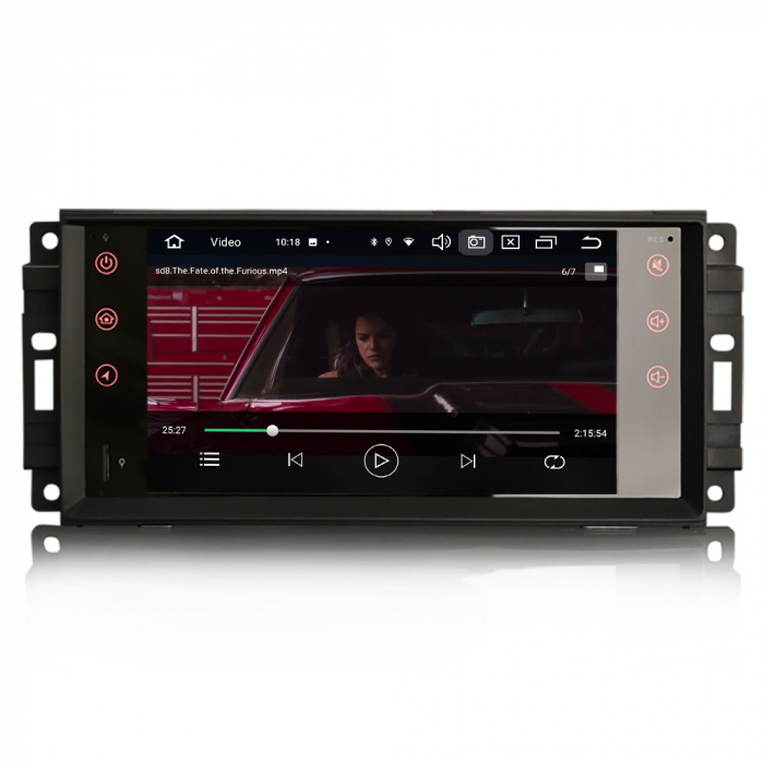 Navigatie auto, Pachet dedicatJeep Compass Wrangler Chrysler Dodge, Android 13 [7]