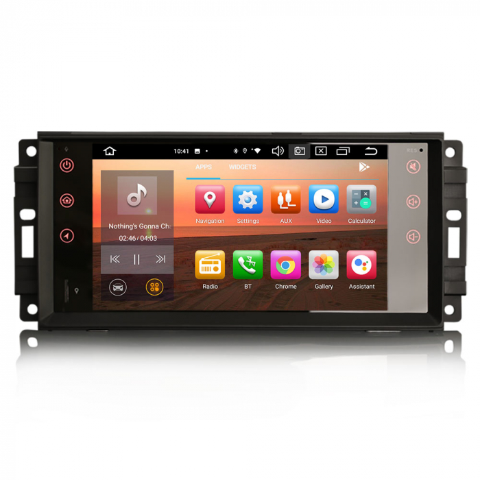 Navigatie auto, Pachet dedicatJeep Compass Wrangler Chrysler Dodge, Android 13 [5]