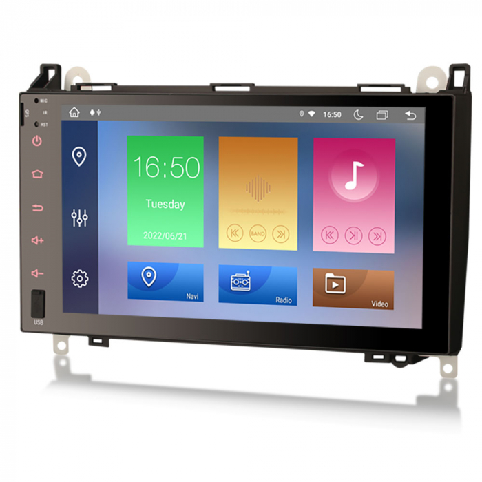 Navigatie auto, Pachet dedicat Mercedes Benz A/B Class Sprinter Viano Vito Crafter, 9 Inch, Android 11. [3]