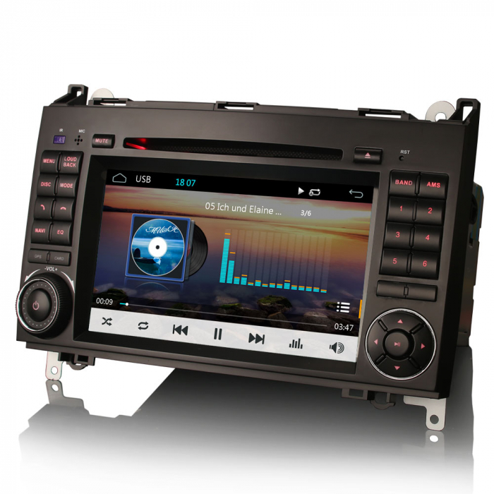 Navigatie auto, Pachet dedicat Mercedes Benz A/B Class Sprinter Vito Viano, 7 Inch. [4]