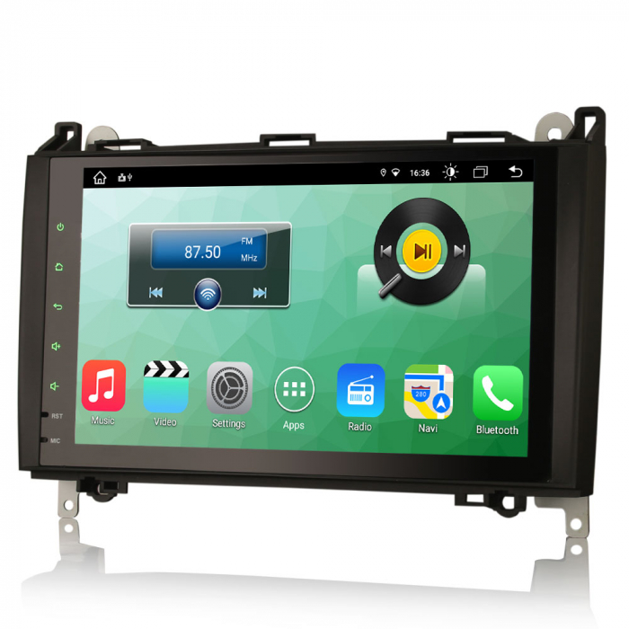 Navigatie auto, Pachet dedicat Mercedes Benz B-Class W245 Sprinter Viano Vito A-Class W169,9 inch, Android 11, Octa Core [5]