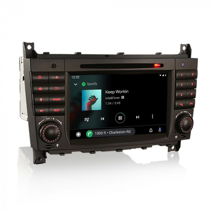 Navigatie auto, Pachet dedicat Mercedes Benz C-Class CLC W203 CLK W209, Android 13 [6]