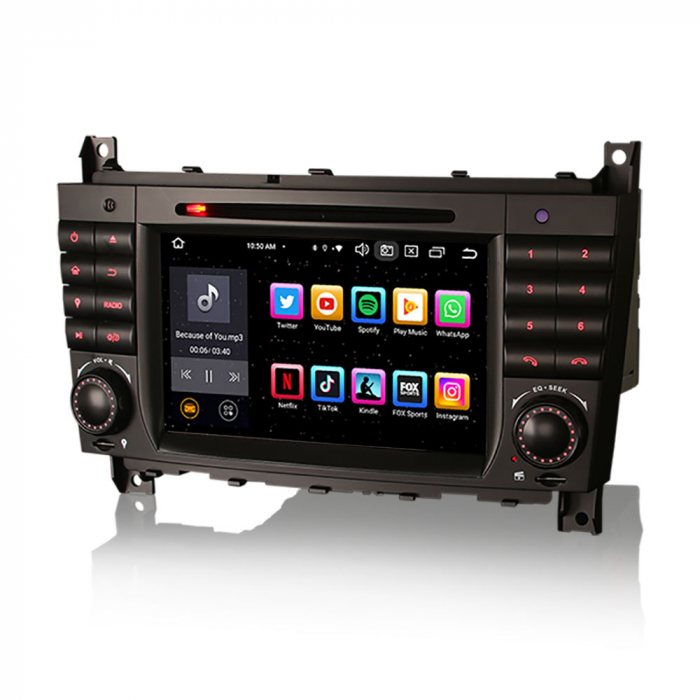 Navigatie auto, Pachet dedicat Mercedes Benz C-Class CLC W203 CLK W209, Android 13 [4]