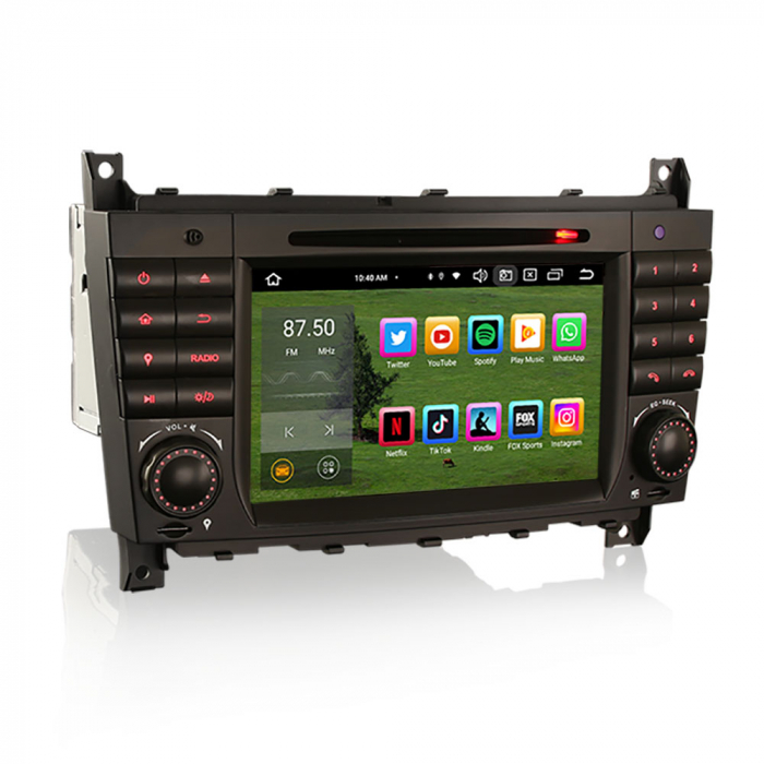 Navigatie auto, Pachet dedicat Mercedes Benz C-Class CLC W203 CLK W209, Android 13 [2]