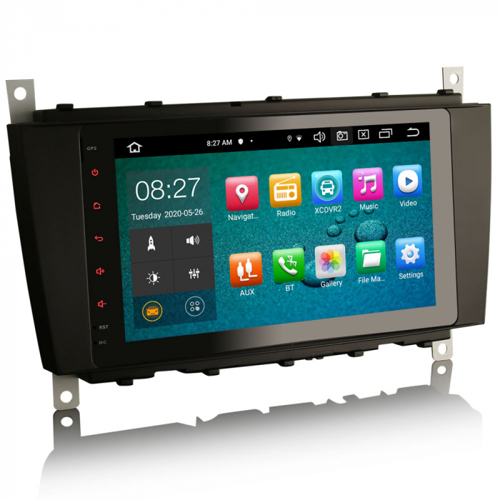 Navigatie auto, Pachet dedicat Mercedes Benz C-Class W203, Android 10, 8 inch, Octa Core [9]