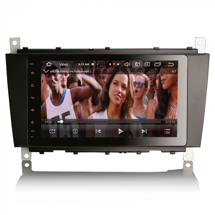 Navigatie auto, Pachet dedicat Mercedes Benz C-Class W203, Android 10, 8 inch, Octa Core [7]