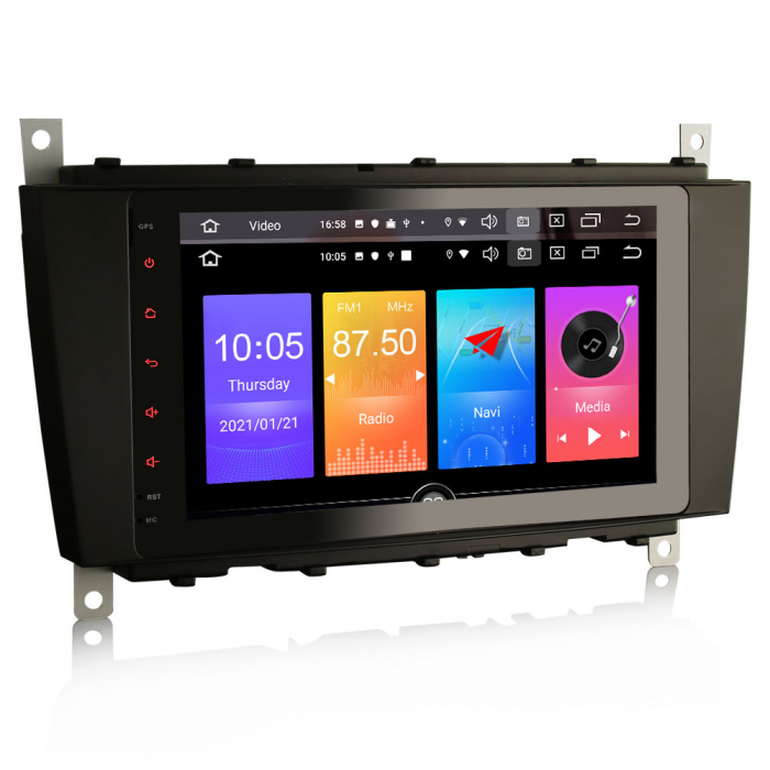 Navigatie auto, Pachet dedicat Mercedes Benz C-Class W203 CLC CLK W209, Android 11, 8 inch [4]