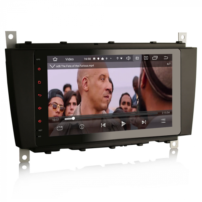 Navigatie auto, Pachet dedicat Mercedes Benz C-Class W203 CLC CLK W209, Android 11, 8 inch [3]