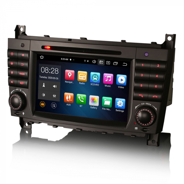 Navigatie auto, Pachet dedicat Mercedes Benz CLC W203 CLK W209 C280 C300 C320 C350 C32, 7 Inch, Octa Core [4]