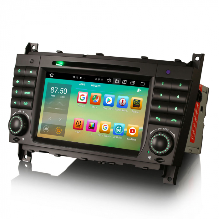 Navigatie auto, Pachet dedicat Mercedes Benz CLC W203 CLK W209 C280 C300 C320 C350 C32, 7 Inch, Octa Core [5]