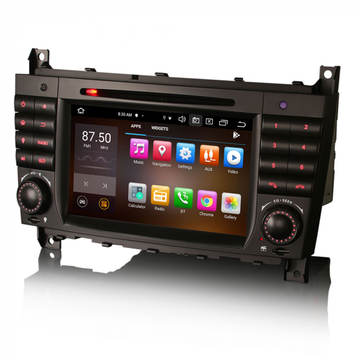 Navigatie auto, Pachet dedicat Mercedes Benz CLC W203 CLK W209 C280 C300 C320 C350 C32, 7 Inch, Octa Core [2]