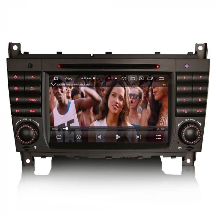 Navigatie auto, Pachet dedicat Mercedes Benz CLC W203 CLK W209 C280 C300 C320 C350 C32, 7 Inch, Octa Core [7]