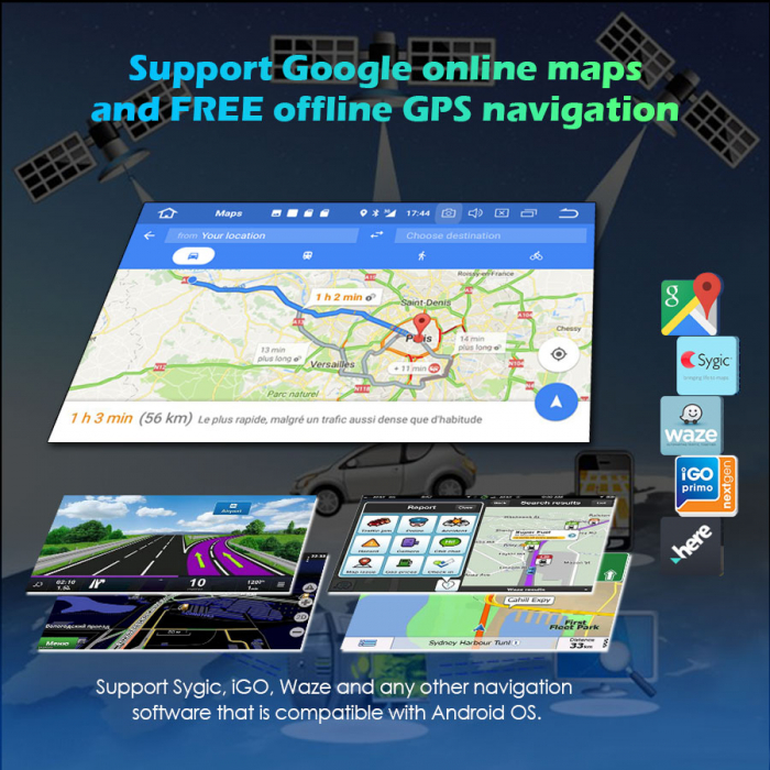 Navigatie auto, Pachet dedicat Mercedes Benz CLC W203 CLK W209 C280 C300 C320 C350 C32, 7 Inch, Octa Core [18]