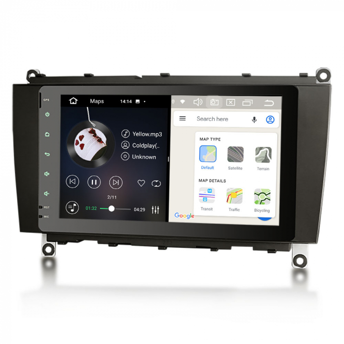 Navigatie auto, Pachet dedicat Mercedes Benz CLK-Class C209/A209, Android 13 [8]