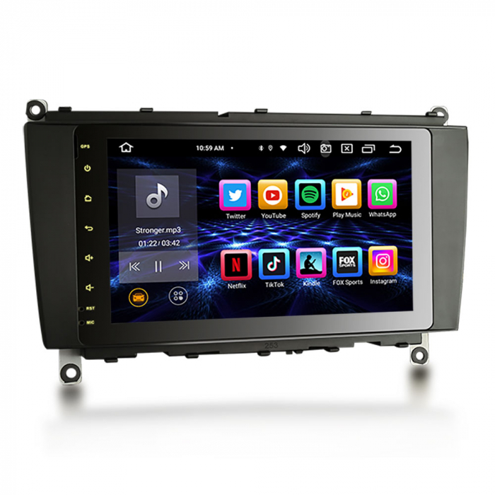 Navigatie auto, Pachet dedicat Mercedes Benz CLK-Class C209/A209, Android 13 [2]