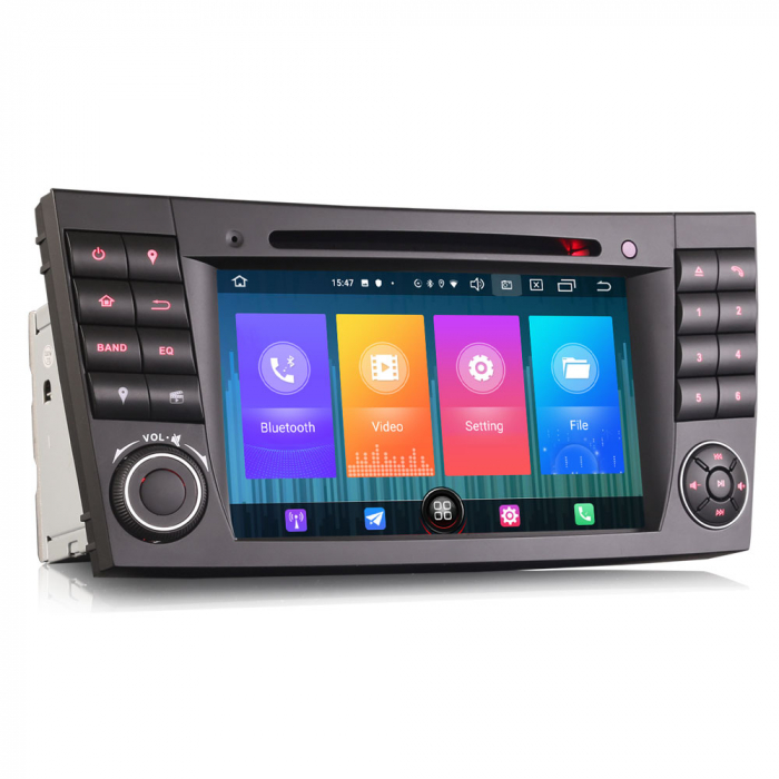 Navigatie auto, Pachet dedicat Mercedes Benz CLS Class W219 G-Class W463 E-Class W211 , Android 11, 7 inch [3]