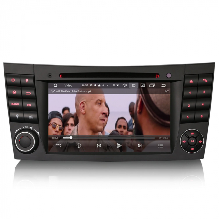 Navigatie auto, Pachet dedicat Mercedes Benz CLS Class W219 G-Class W463 E-Class W211 , Android 11, 7 inch [6]
