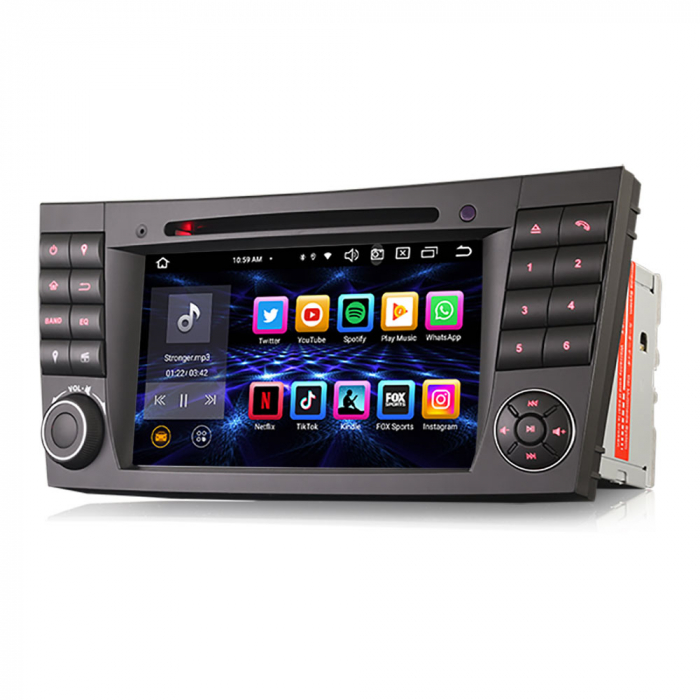 Navigatie auto, Pachet dedicat Mercedes Benz E-Class W211 CLS W219, Android 13 [3]