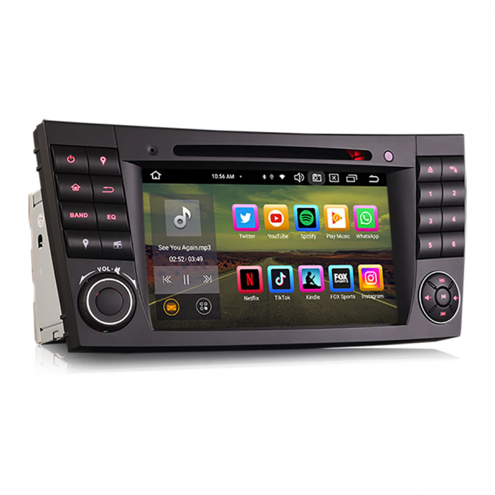 Navigatie auto, Pachet dedicat Mercedes Benz E-Class W211 CLS W219, Android 13 [2]
