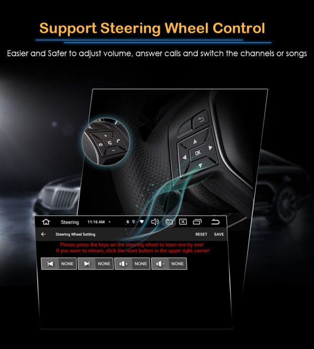 Navigatie auto, Pachet dedicat Mercedes Benz E-Class W211 CLS W219, Android 13 [17]