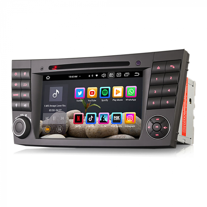 Navigatie auto, Pachet dedicat Mercedes Benz E-Class W211 CLS W219, Android 13 [4]
