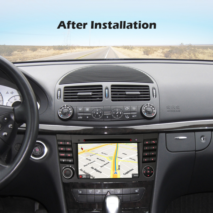 Navigatie auto, Pachet dedicat Mercedes  Benz E-Class W211 W463 W219, 7 Inch, Octa Core [13]