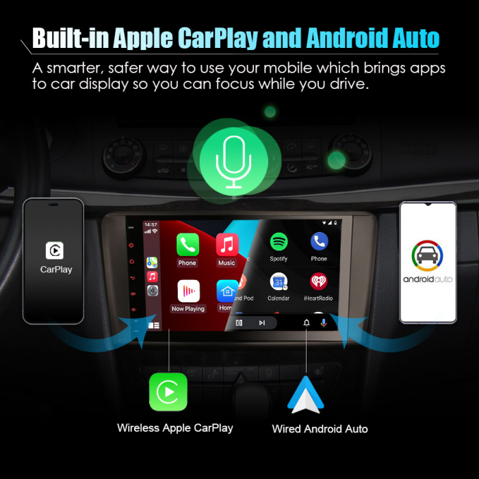 Navigatie auto, Pachet dedicat  Mercedes Benz ML Class W164 GL Class X164, 9 Inch, Android 11. [23]