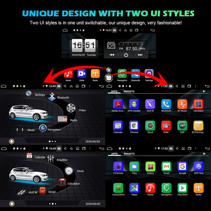 Navigatie auto, Pachet dedicat Mercedes Benz ML-Class W164 GL-Class X164, Android 10.0, 9 inch, Octa Core [18]