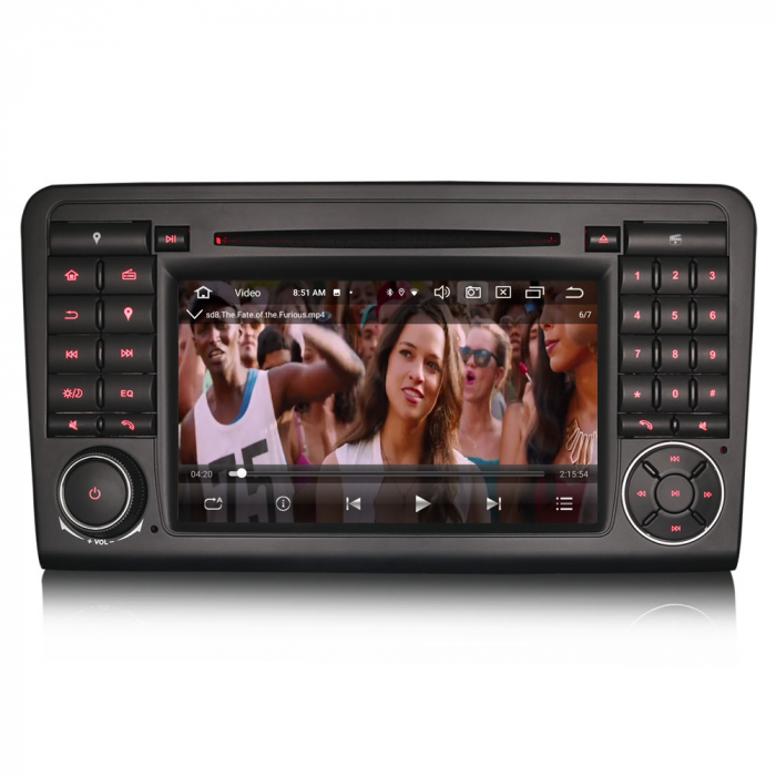 Navigatie auto, Pachet dedicat Mercedes Benz ML-Class W164 GL-Class X164, Android 10, 7 inch, Octa Core [8]