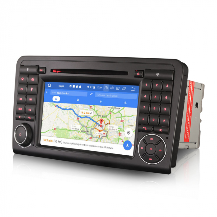 Navigatie auto, Pachet dedicat Mercedes Benz ML-Class W164 GL-Class X164, Android 10, 7 inch, Octa Core [9]