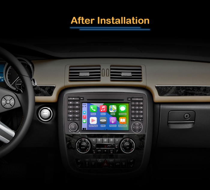 Navigatie auto, Pachet dedicat Mercedes Benz R-Class W251 R280/R300/R320/R350/R500/R63 AMG, Android 13 [11]