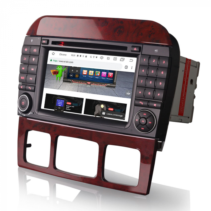 Navigatie auto, Pachet dedicat Mercedes-Benz S-Class W220 CL-Class W215, Android 10, 7 inch [3]