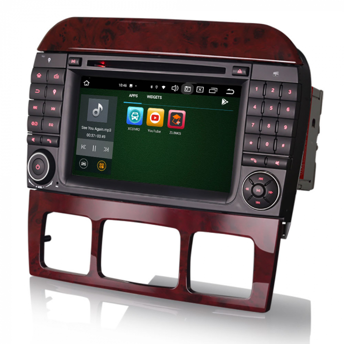 Navigatie auto, Pachet dedicat Mercedes Benz S-Class W220 CL-Class W215, Android 13 [7]