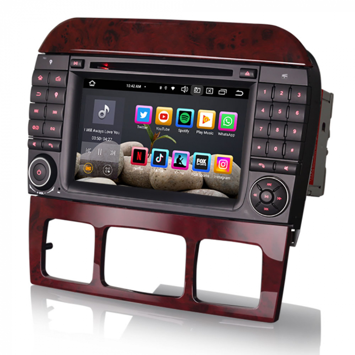 Navigatie auto, Pachet dedicat Mercedes Benz S-Class W220 CL-Class W215, Android 13 [4]