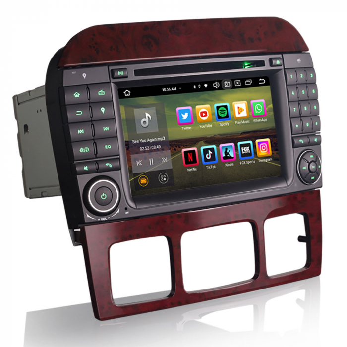 Navigatie auto, Pachet dedicat Mercedes Benz S-Class W220 CL-Class W215, Android 13 [2]