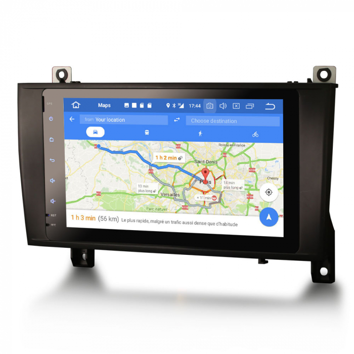 Navigatie auto, Pachet dedicat Mercedes-Benz SLK Class R171 W17, Android 11, 8 inch, Octa Core [8]