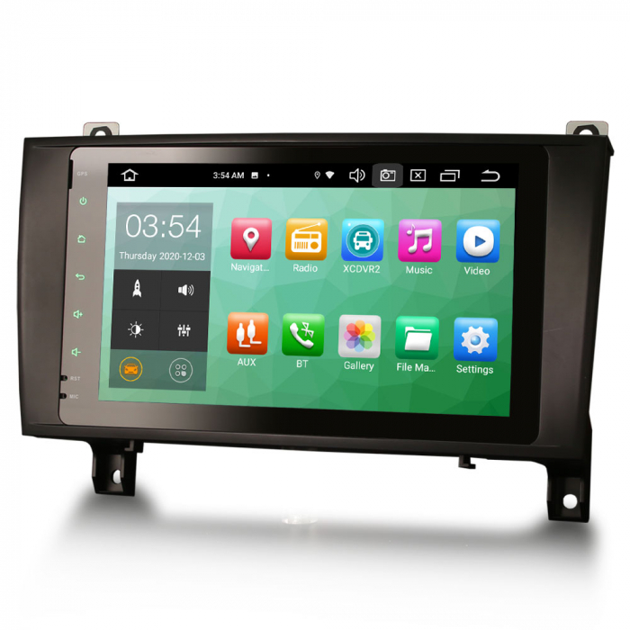 Navigatie auto, Pachet dedicat Mercedes-Benz SLK Class R171 W17, Android 11, 8 inch, Octa Core [2]
