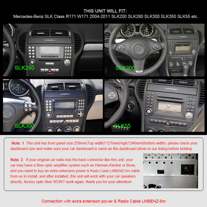 Navigatie auto, Pachet dedicat Mercedes-Benz SLK Class R171 W17, Android 11, 8 inch, Octa Core [13]