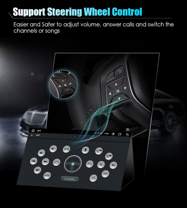 Navigatie auto, Pachet dedicat Mercedes-Benz SLK Class R171 W171 SLK200 SLK28, Android 13, Octa Core, 7 Inch [23]