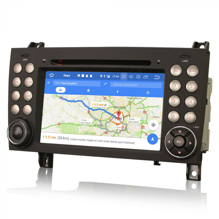 Navigatie auto, Pachet dedicat Mercedes-Benz SLK Class R171 W171 SLK200 SLK28, Android 13, Octa Core, 7 Inch [8]