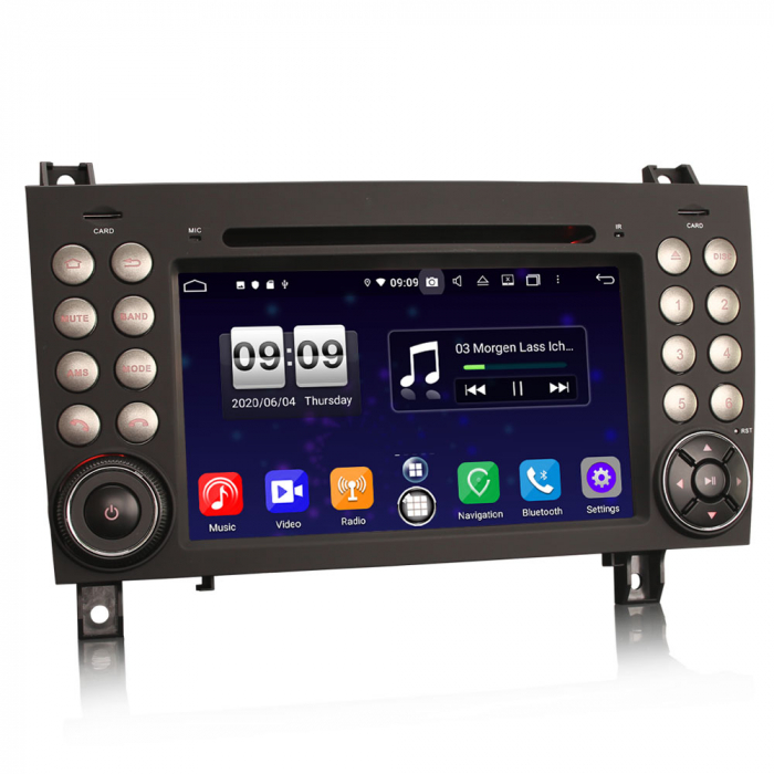Navigatie auto, Pachet dedicat Mercedes-Benz SLK Class R171 W171 SLK200 SLK28, Android 13, Octa Core, 7 Inch [4]