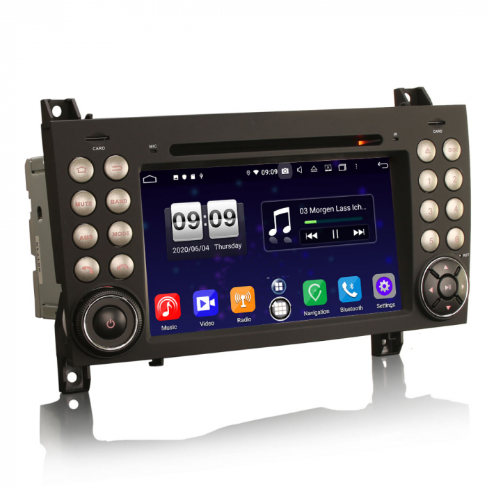 Navigatie auto, Pachet dedicat Mercedes-Benz SLK Class R171 W171 SLK200 SLK28, Android 13, Octa Core, 7 Inch [9]