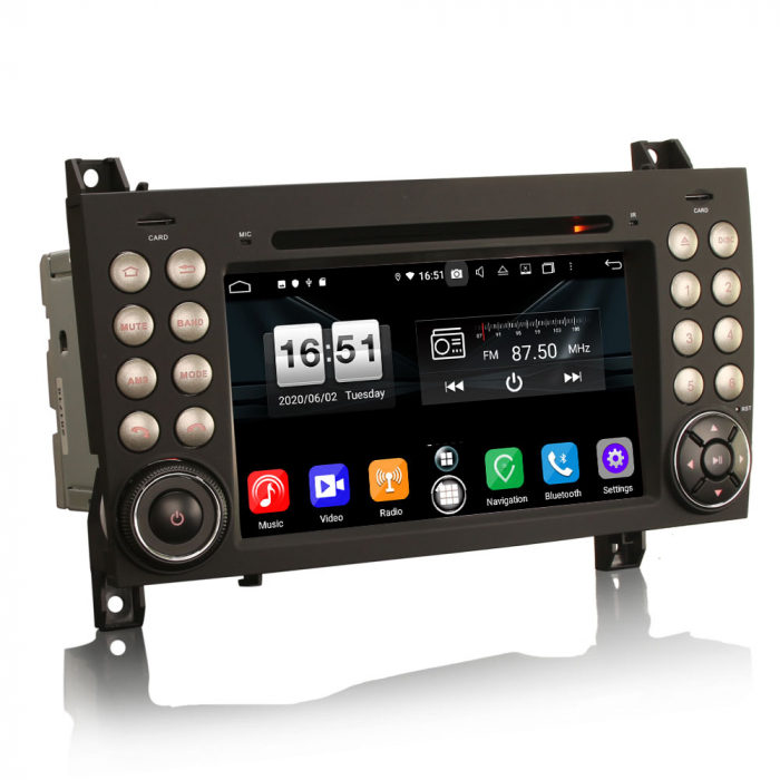 Navigatie auto, Pachet dedicat Mercedes-Benz SLK Class R171 W171 SLK200 SLK28, Android 13, Octa Core, 7 Inch [7]