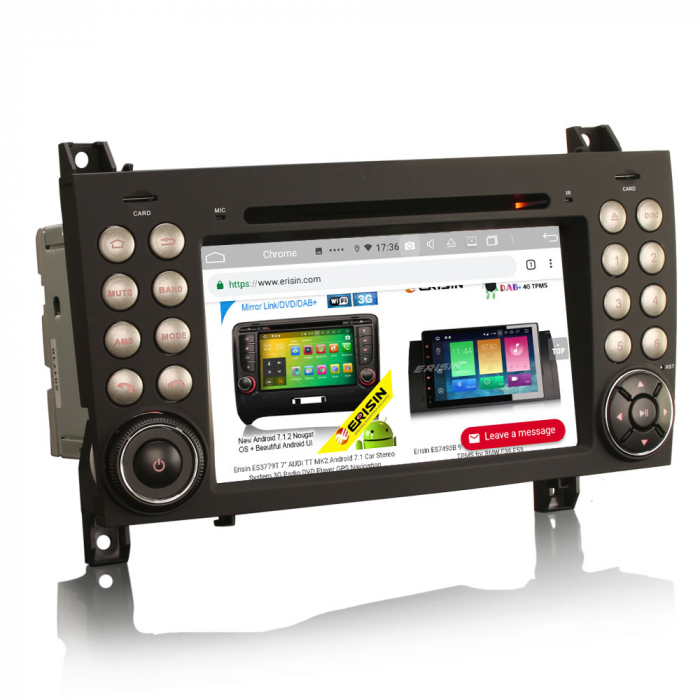 Navigatie auto, Pachet dedicat Mercedes-Benz SLK Class R171 W171 SLK200 SLK28, Android 13, Octa Core, 7 Inch [5]
