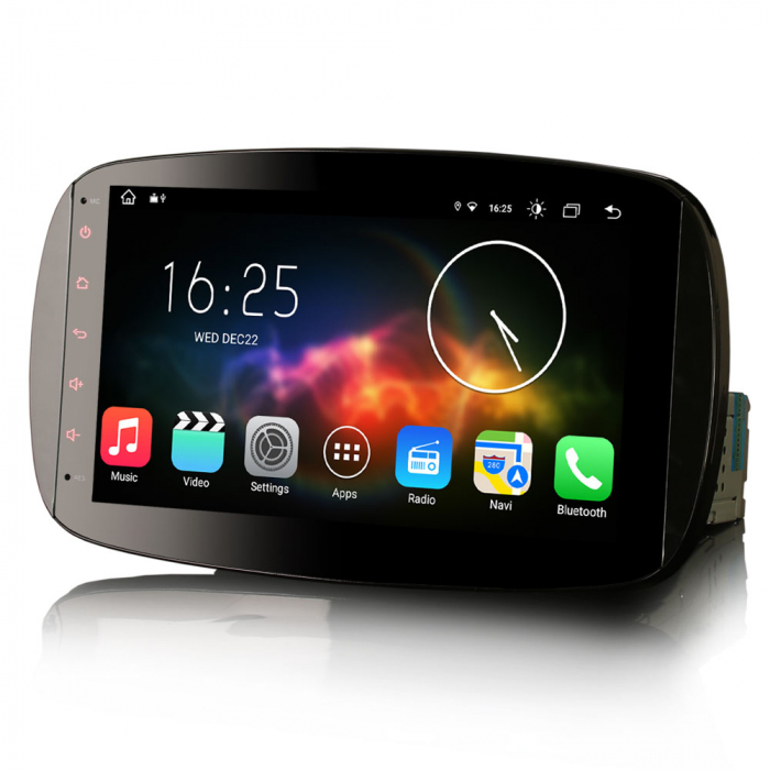 Navigatie auto, Pachet dedicat Mercedes-Benz SMART 2016 2017 2018,9 inch, Android 11, Octa Core [5]