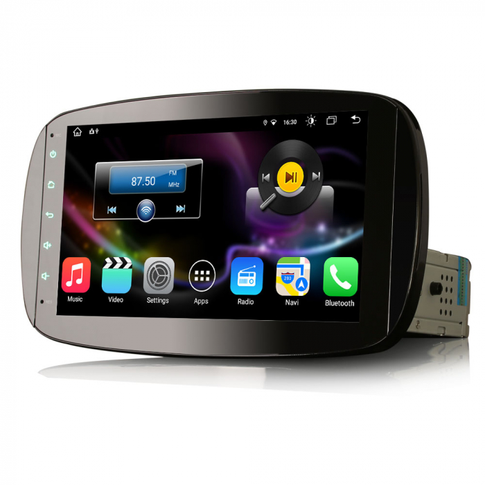 Navigatie auto, Pachet dedicat Mercedes-Benz SMART 2016 2017 2018,9 inch, Android 11, Octa Core [6]