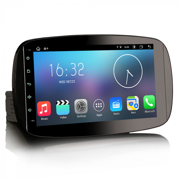 Navigatie auto, Pachet dedicat Mercedes-Benz SMART 2016 2017 2018,9 inch, Android 11, Octa Core [10]