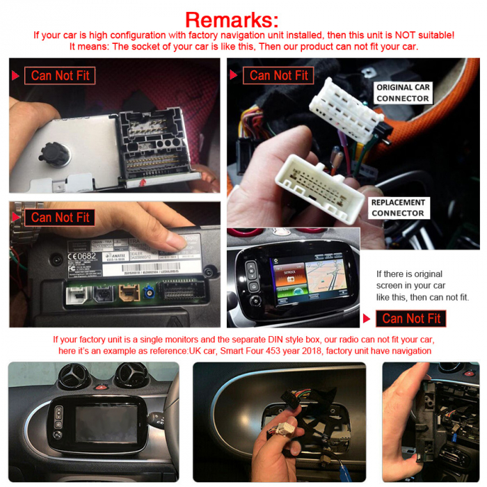 Navigatie auto, Pachet dedicat Mercedes Benz SMART, Android 10, 9 inch, Octa Core [12]
